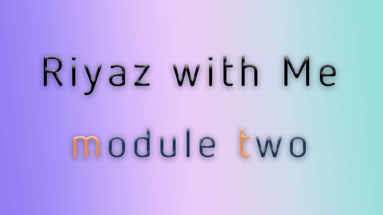 Riyaz with Me – Module 2